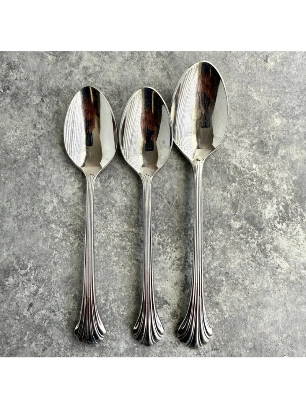 Gorham Quintette Stainless Flatware Spoons Lot Of 3